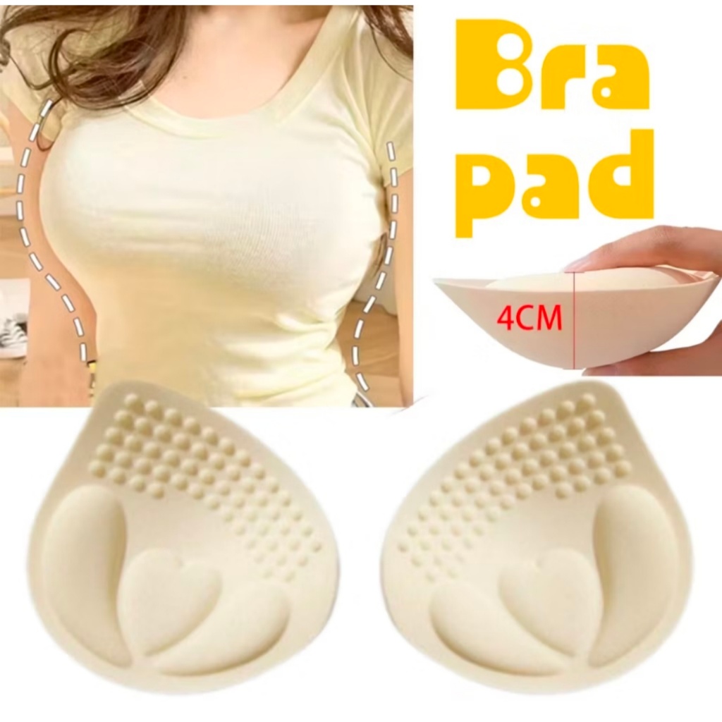 Bantalan Bra 1 Pasang Tebal | Cup Bra tambahan Super Tebal | Cup Busa Tebal Push Up Super Lembut Hal