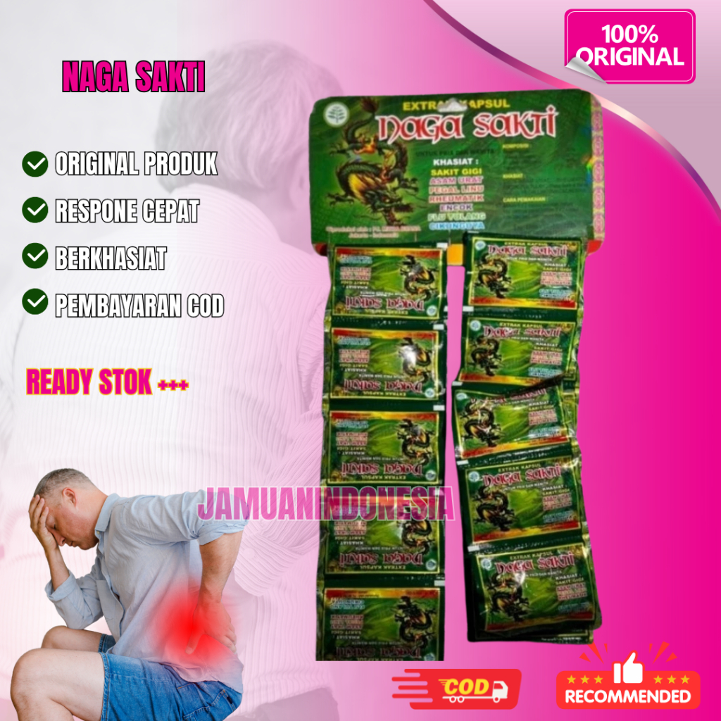 

Kapsul Naga Sakti Renceng Obat Asam Urat 20 sachet