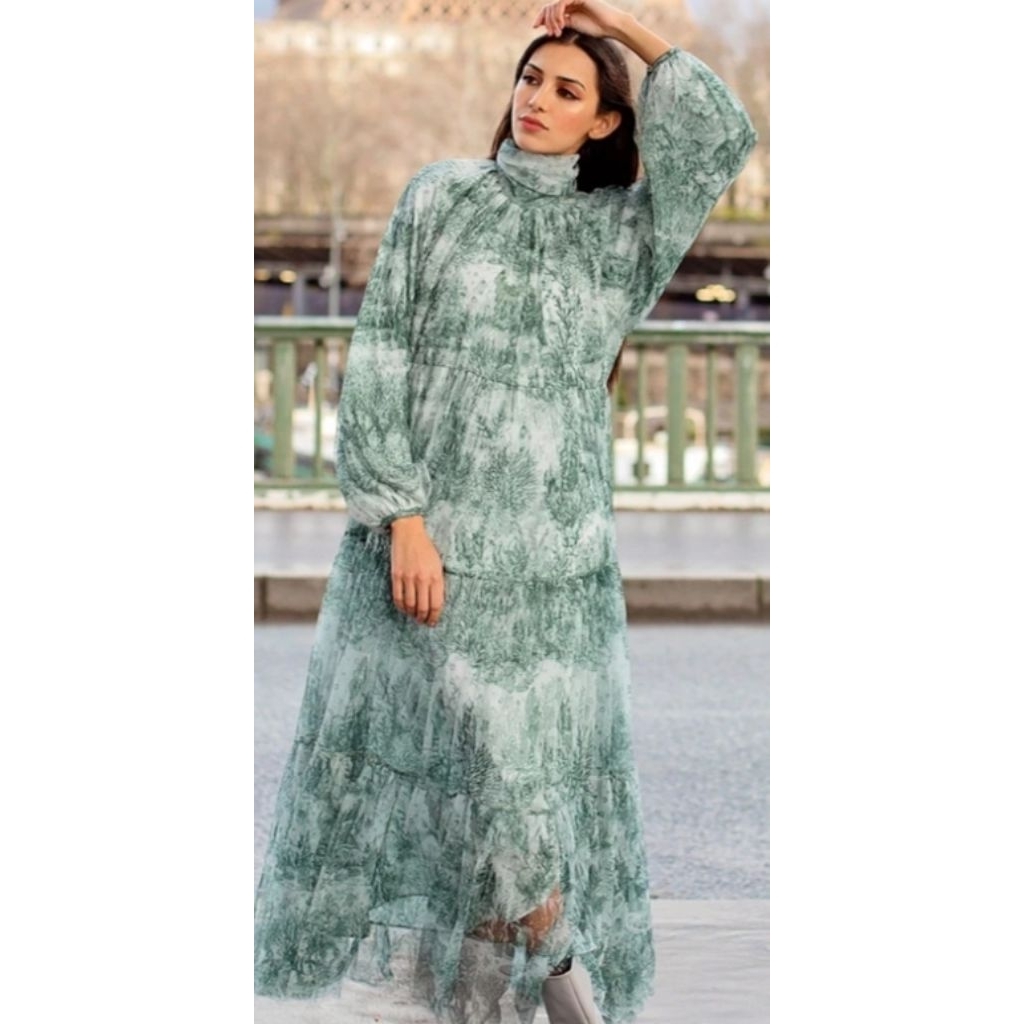 El Mar Minorca Long Dress - Green M (1.200K)