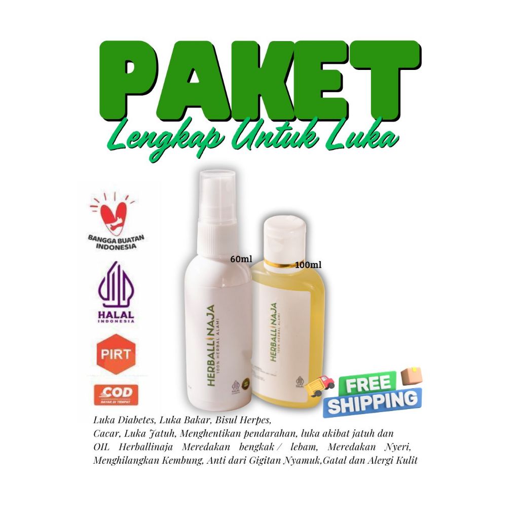 Minyak Spray Luka Diabetes dan Herpes - Original Aman Digunakan by aziyaherbal23