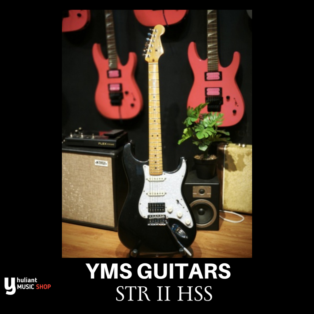 YMS Guitars STR II Electric Guitar Strat Style Original made in Indonesia
