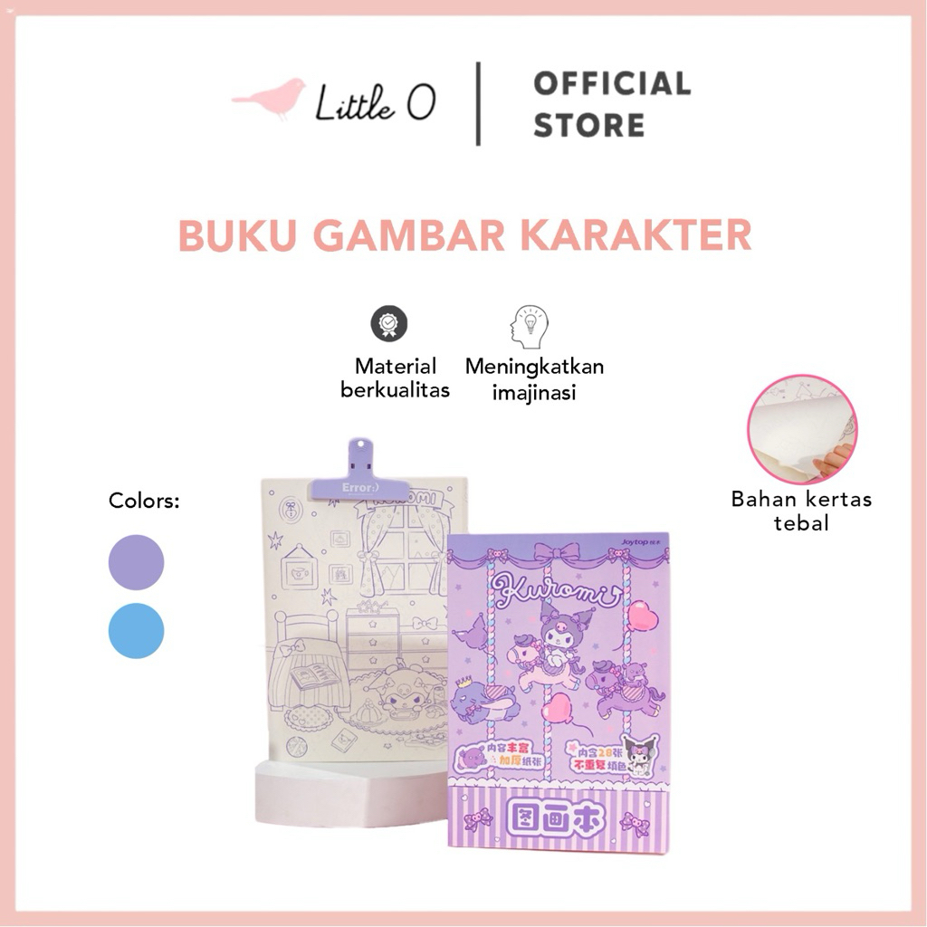 

LITTLE O Sketchbook Buku Gambar Buku Sketsa Buku Menggambar Anak-Anak Drawing Book