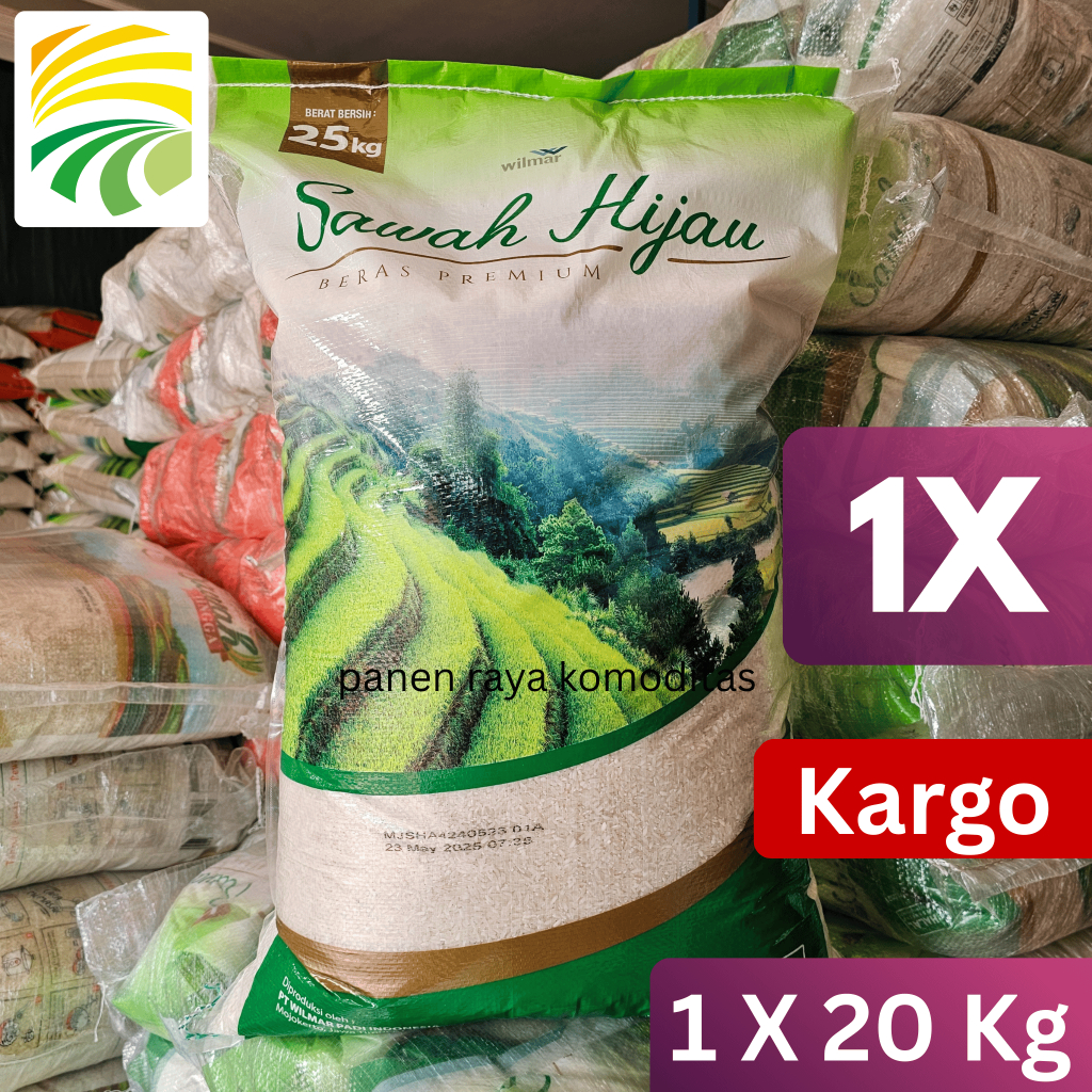 

[Kargo] Beras Premium Wilmar Sawah Hijau 25Kg