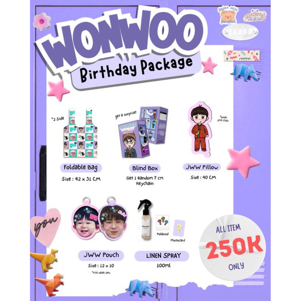 

Wonwoo Birthday Package