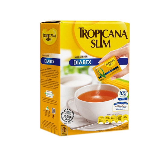 

TROPICANA SLIM SWEETENER DIABTX 100 SACHETS