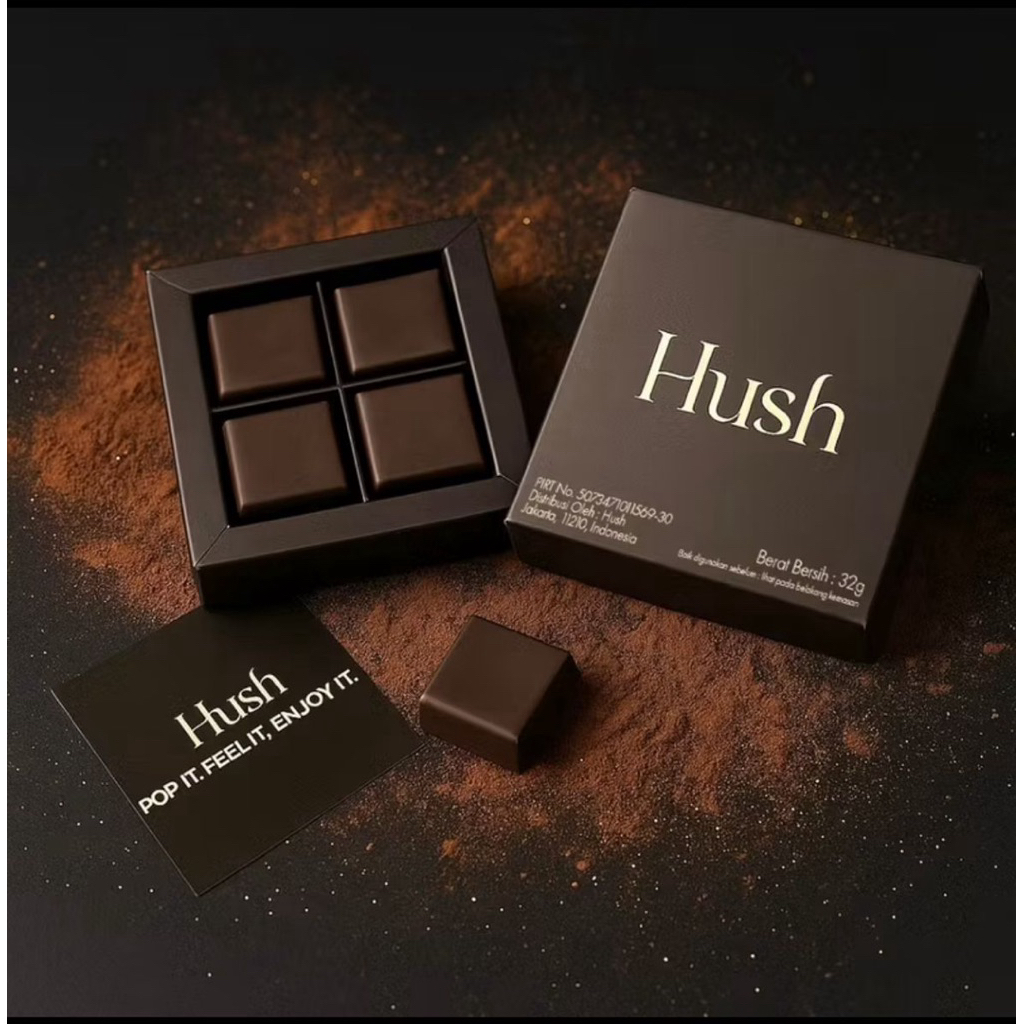 

HUSH CHOCOLATE DARK 55% 4pcs 32gram