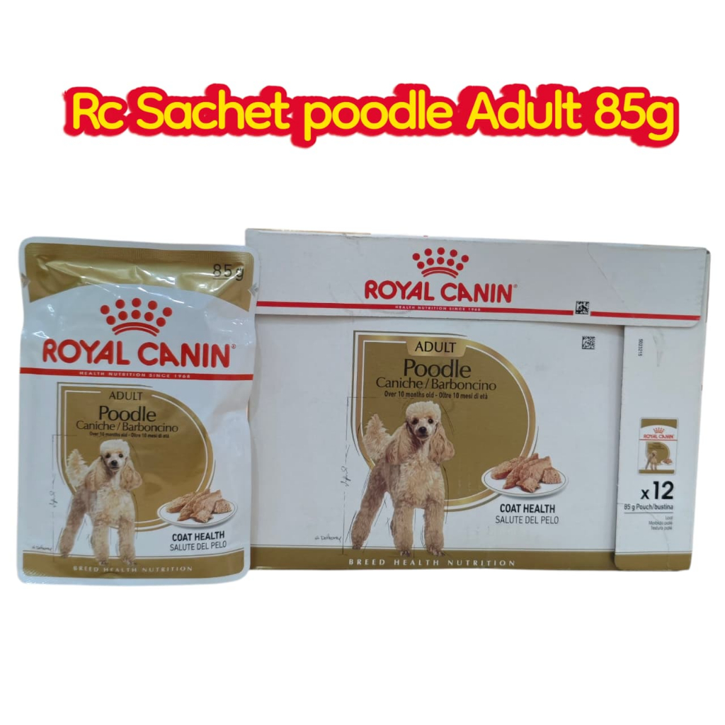Royal Canin Pouch Poodle Adult 85gr - Makanan Basah Sachet RC Dog Food / Royal Canin Poodle Wet