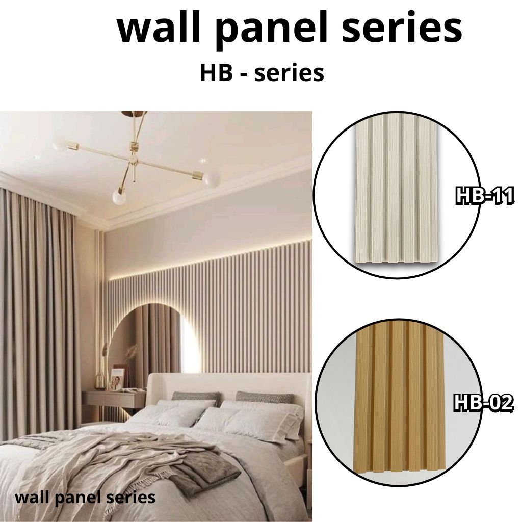 Wall Panel Indoor / Wall Panel PVC / Panel Dinding / Panel PVC Motif Kayu / Panel Interior PVC Dalam