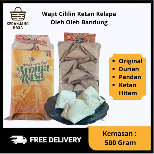 

Wajit Cililin Wajik Khas Bandung isi 12 Kemasan 500gram