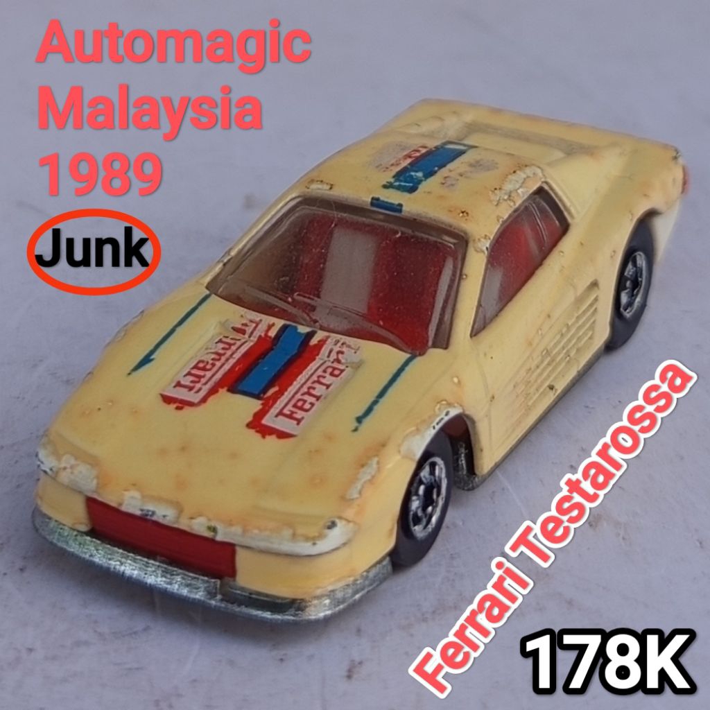 Hot Wheels Automagic Ferrari Testarossa Loose Junk