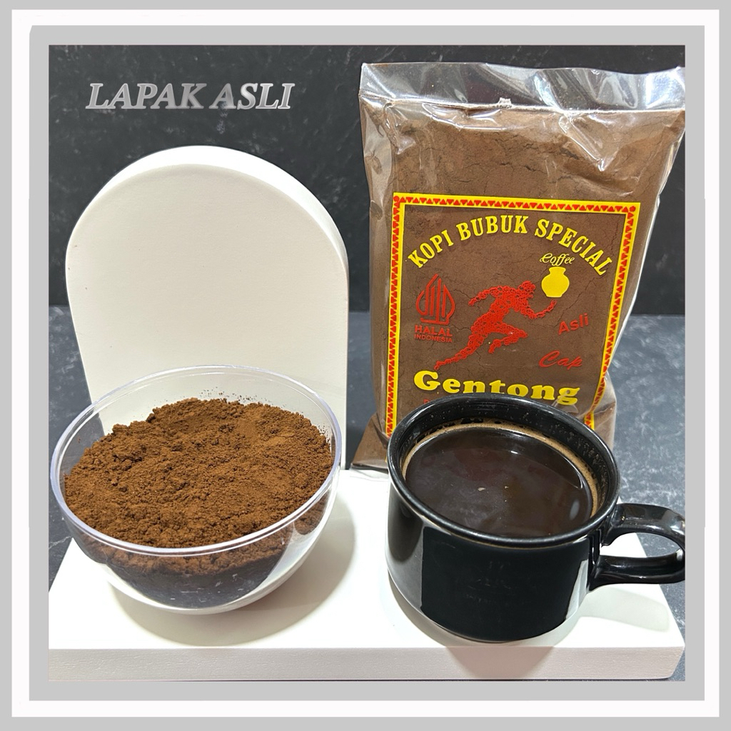 

Kopi bubuk Robusta Cap Gentong Asli Lampung 250g