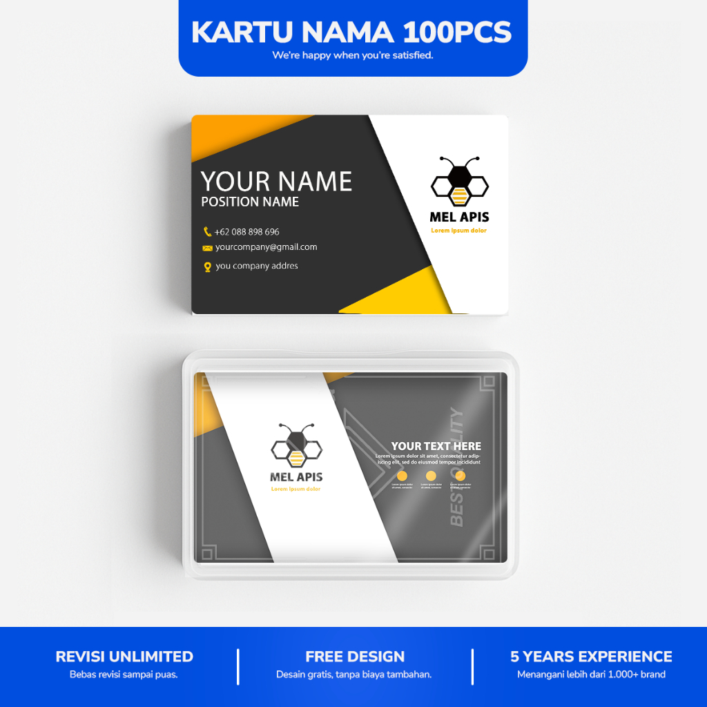 

Kartu Nama Custom FREE DESIGN | Cetak Kartu Nama Perusahaan | Kartu Nama | Custom Murah
