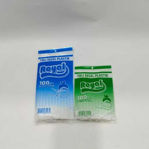 

Tali Segel Plastik Royal 2,5x 100mm / 150mm isi 100 pcs / kabel tie / kabel ties / kabel tis makanan