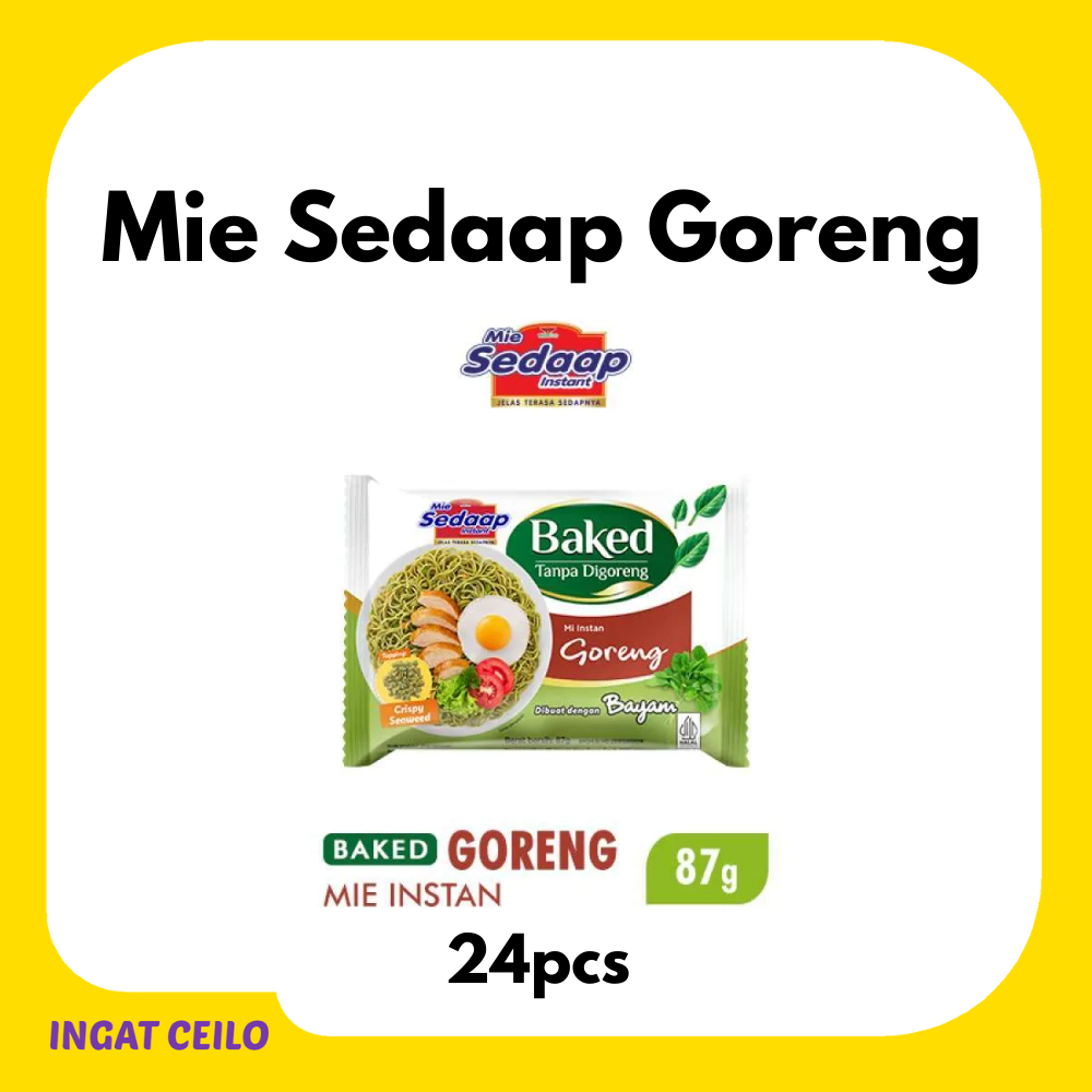 

Mie Sedaap Goreng instant Baked Goreng 87 Gr isi 24pc
