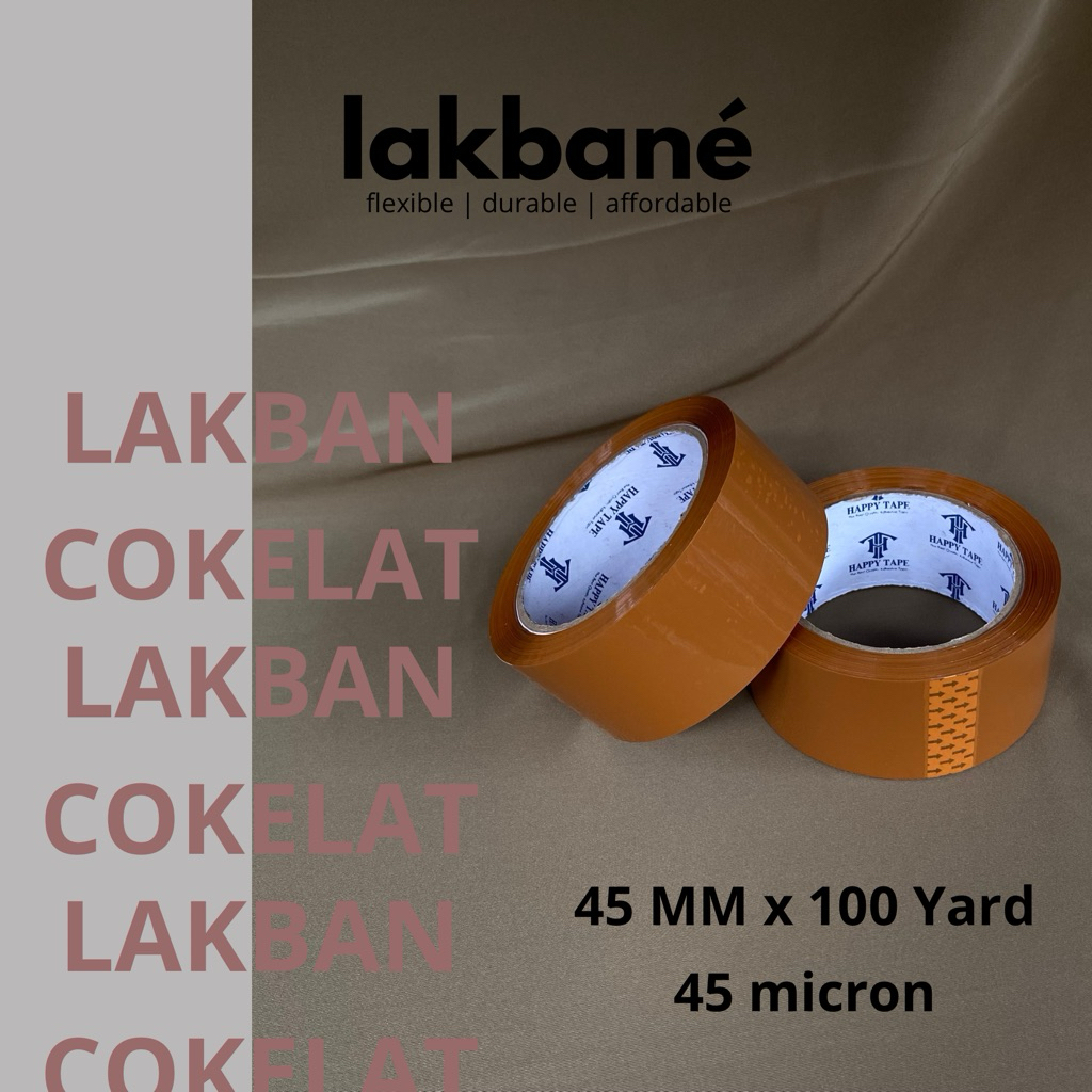 

LAKBAN COKELAT - Lakban Cokelat 45MM x 100 Yard