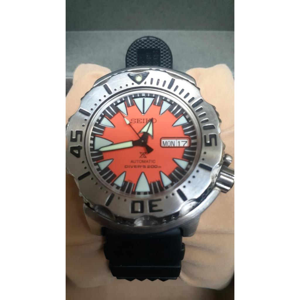 Jam Tangan Seiko Orange Monster Japan SRP309 – Automatic Diver's Watch (Preowned, Kondisi Mulus)