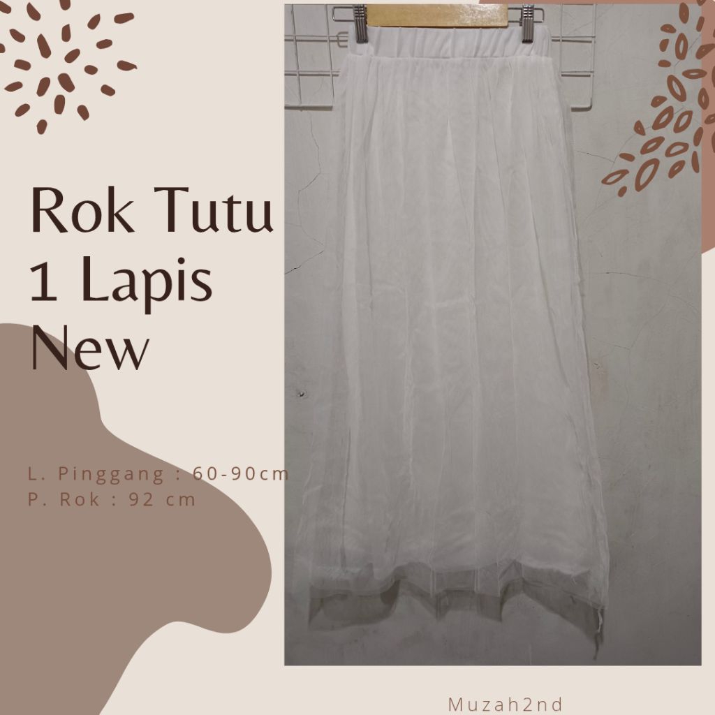 Rok tutu putih (New)