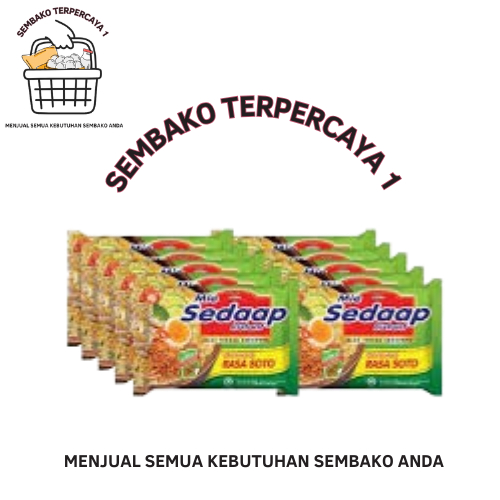 

SEDAAP MIE KUAH SOTO 75G ISI 10 PCS