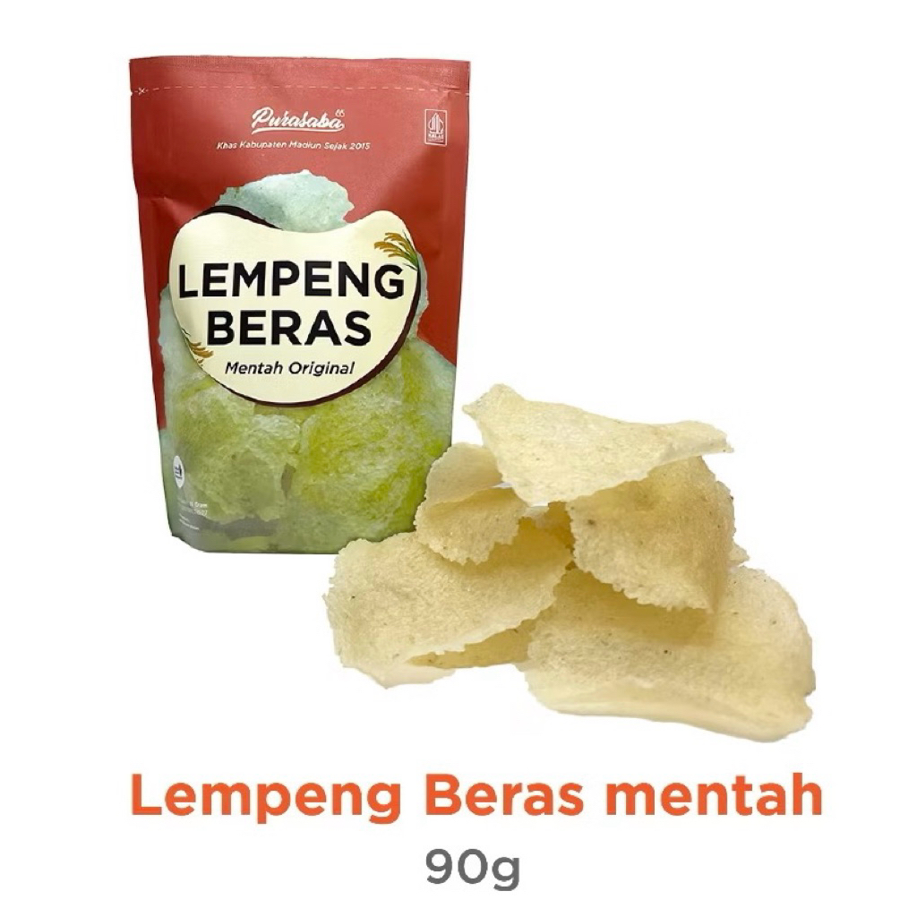 

Kerupuk Lempemg Beras Mentah Original