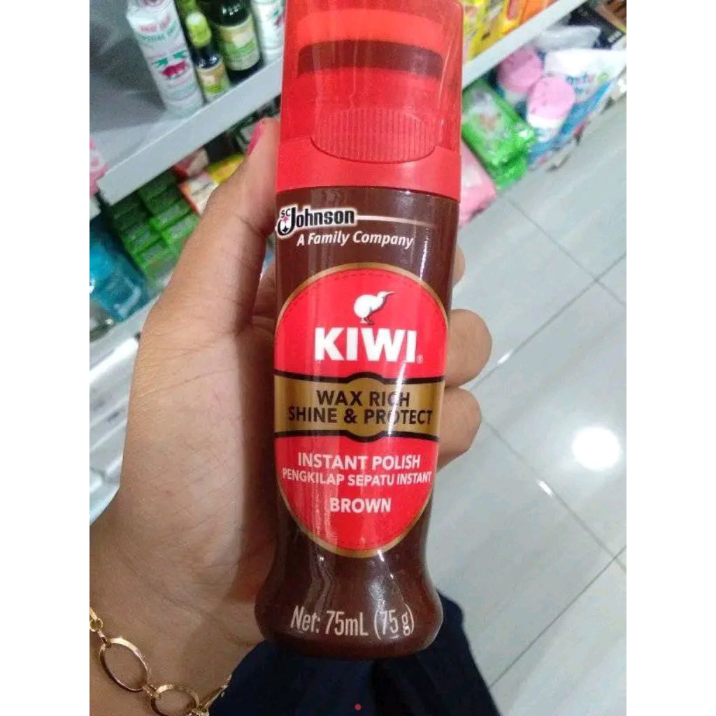 Kiwi semir sepatu 75ml kemasan besar
