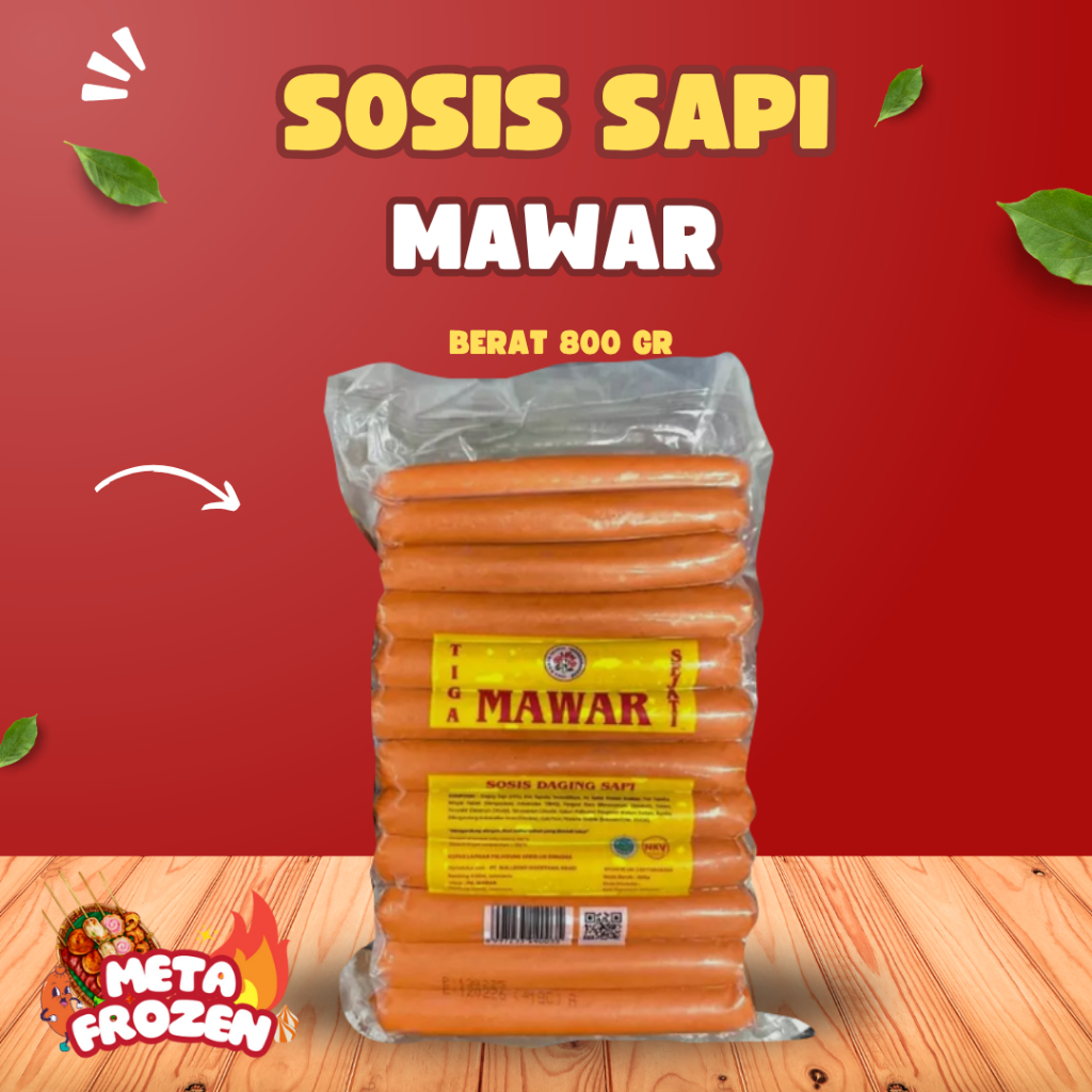 

Mawar Sosis Sapi Berat 800 Gr