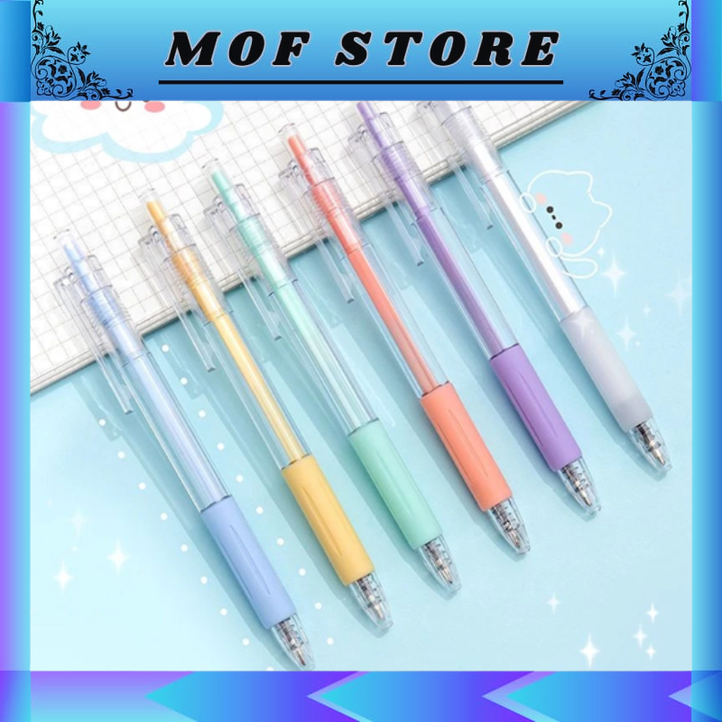 

PNM004 Pulpen Mekanik Transparant Warna Warni Tinta Hitam Alat Tulis Sekolah Kantor Pen Polos 0.5mm