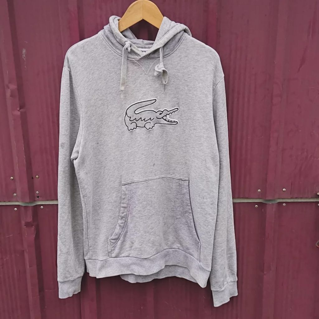 hoodie lacoste big logo