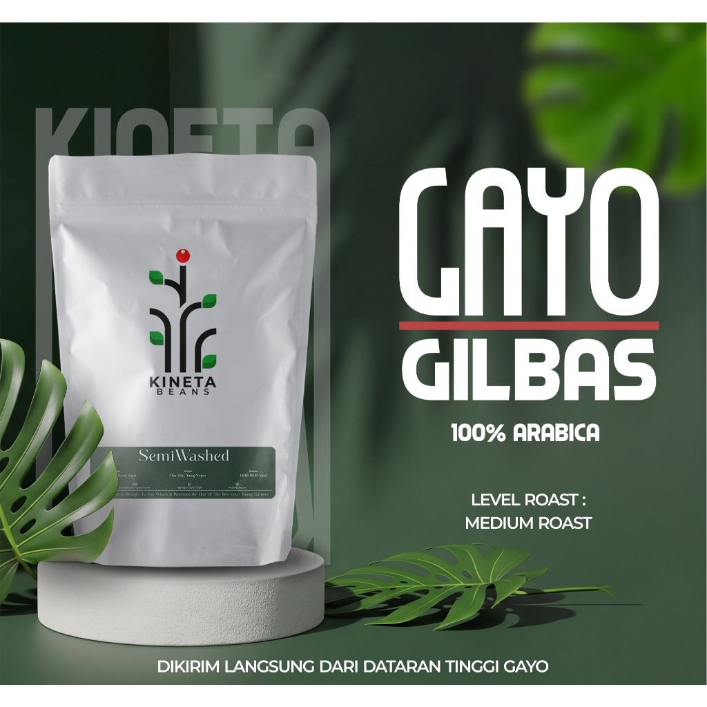 

KOPI ARABICA GAYO - SEMIWASHED (GILING BASAH)
