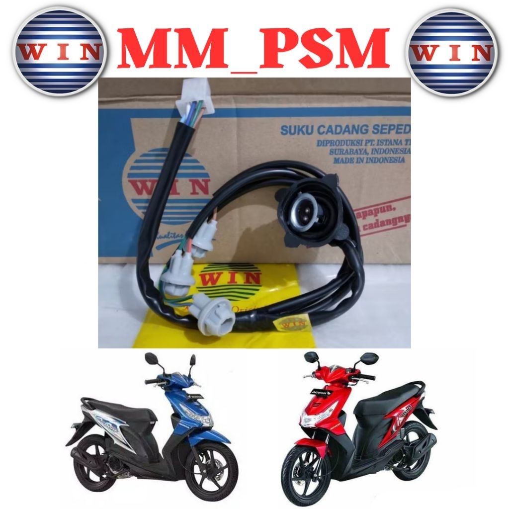 FITING LAMPU DEPAN BEAT LAMA KARBU // KABEL LAMPU DEPAN BEAT LAMA KARBU MEREK WIN