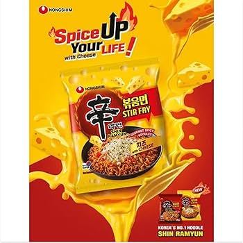 

NongShim Instant Noodle Shin Ramyun Stir Fry Spicy Original / Cheese / Creamy Toomba