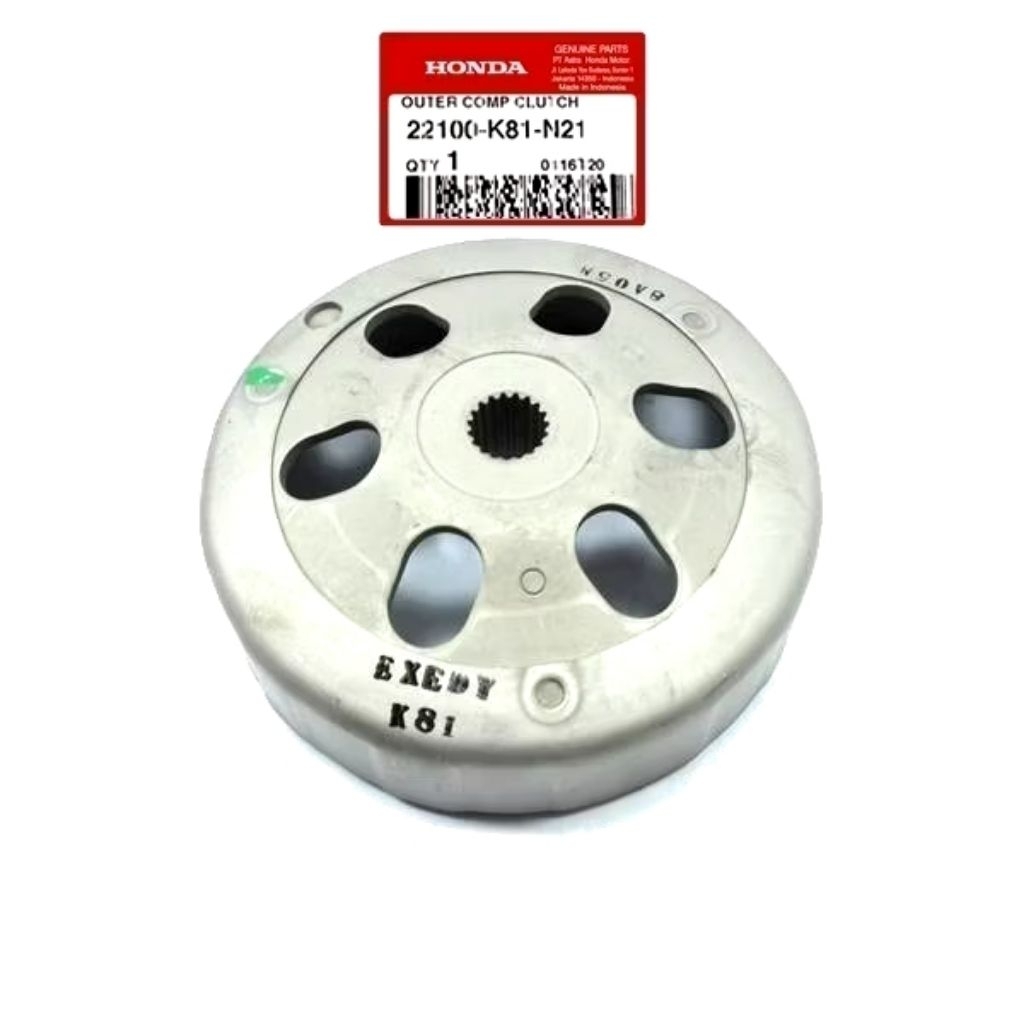 Mangkok Ganda Outer Comp Clutch Beat K81, Scoopy K93 22100K81N21