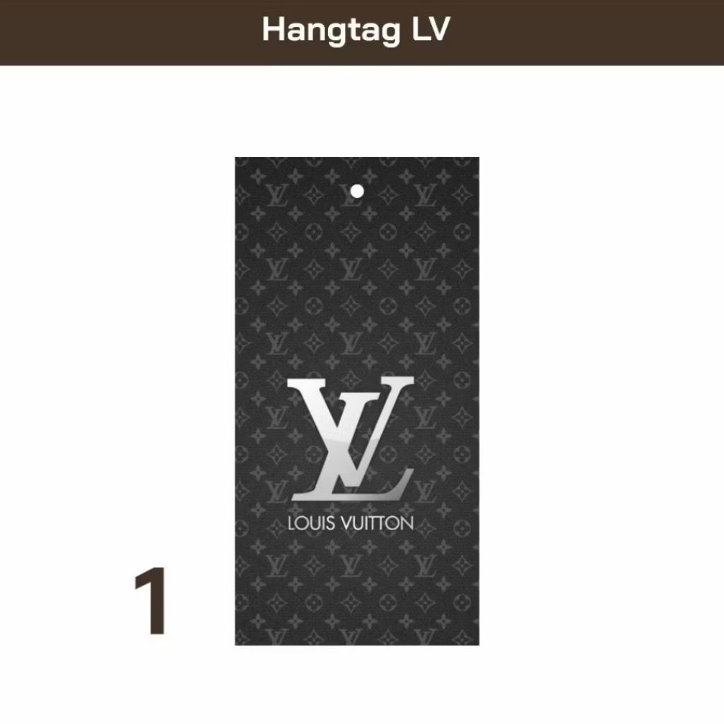 

Hangtag LV // Louis vuitton // Label baju // label