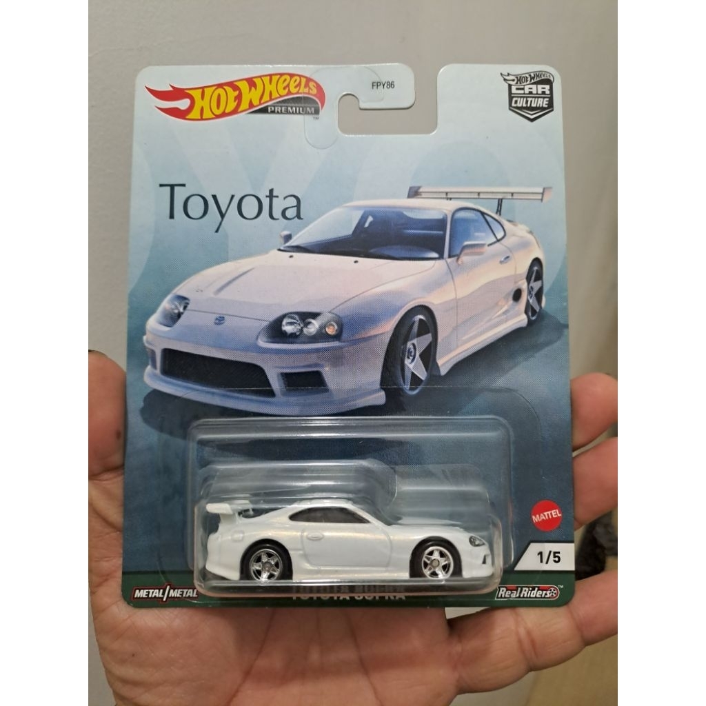 Hot wheels Toyota Supra Putih (Car Culture)