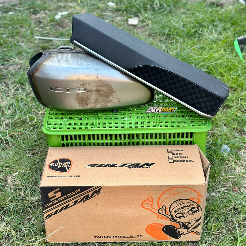 TANGKI CB 125 SULTAN PART SET JOK CB 9CM ANTI GEMBOS