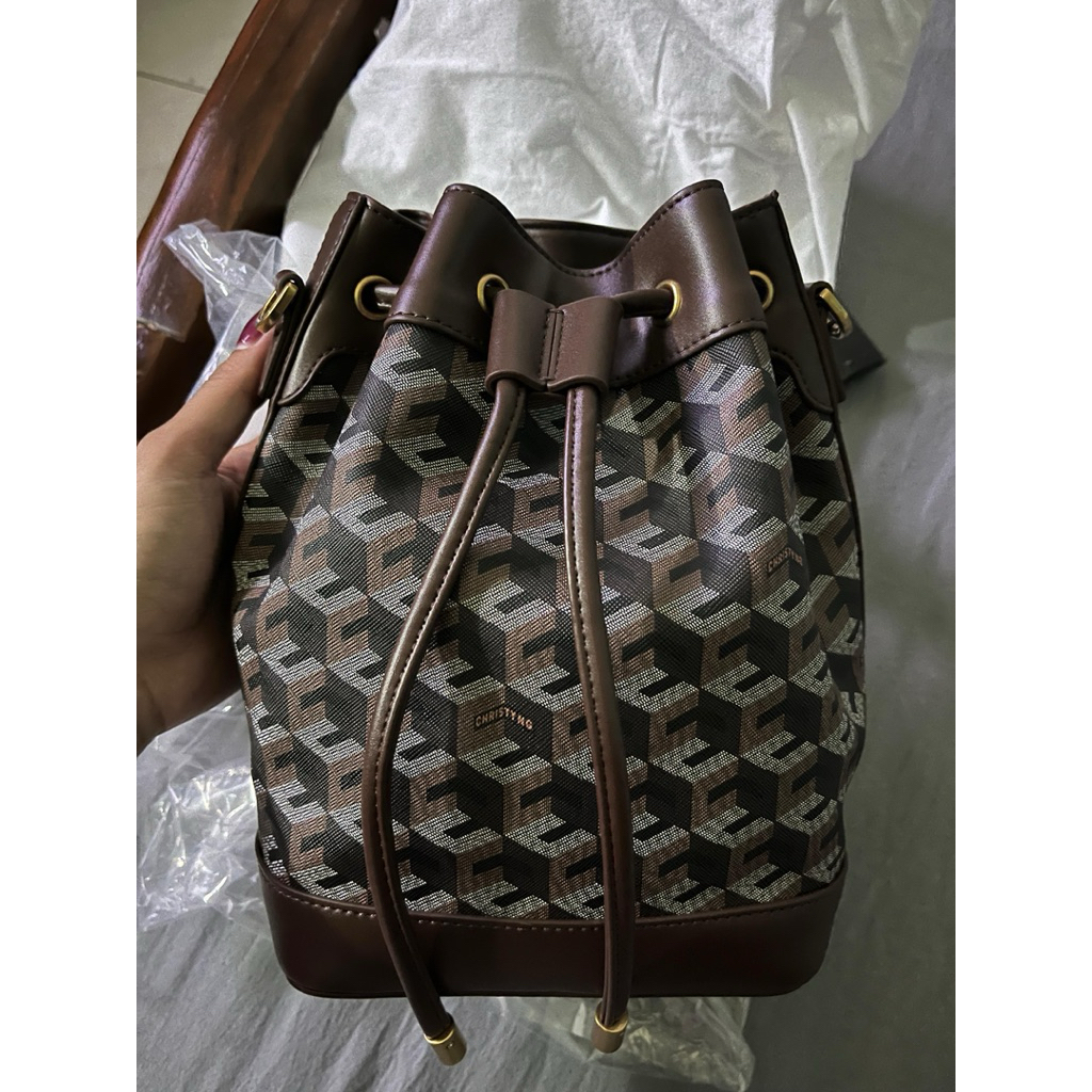 Giorgio Bucket Chesenut Bag Christy Ng (NEW)