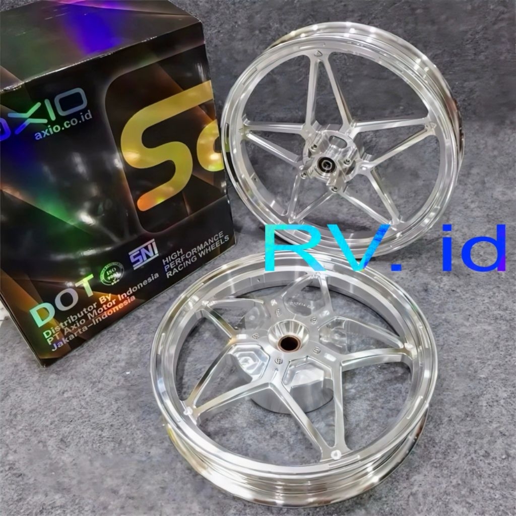 Velg Axio V-Speed X1 Vario 125/150, Vario 110/Beat, Mio Sporty Old Uk 185/215 RING 14 Original Axio