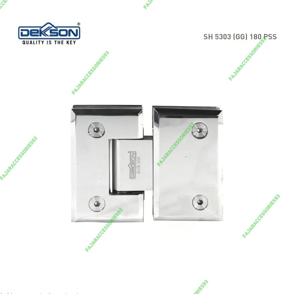 Engsel Kamar Mandi Kaca Kaca Dekkson GTG5303 SS304