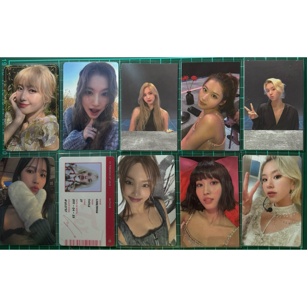 (official) twice sana mina chaeyoung momo photocard pc with you-th pob nemo ver rtb ready to be with