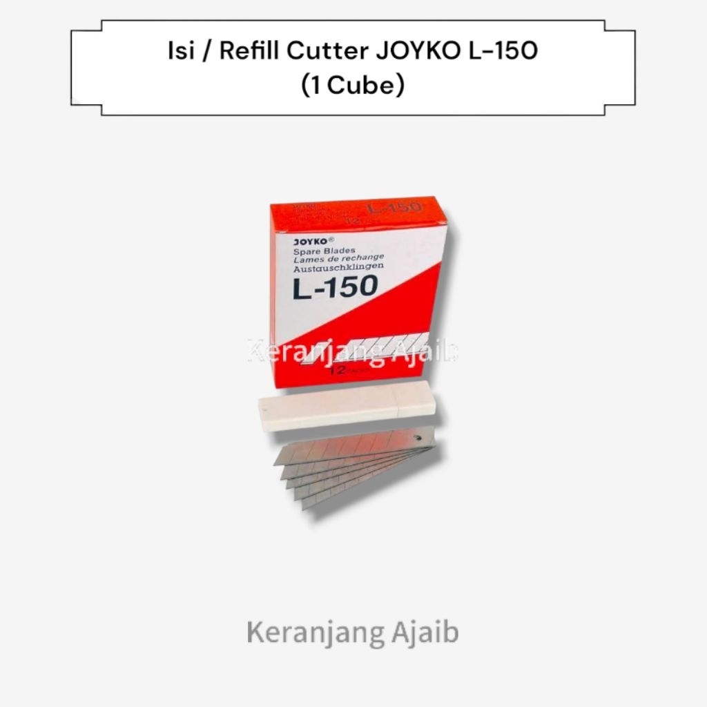 

ISI / REFILL CUTTER JOYKO L-150M (1 CUBE)