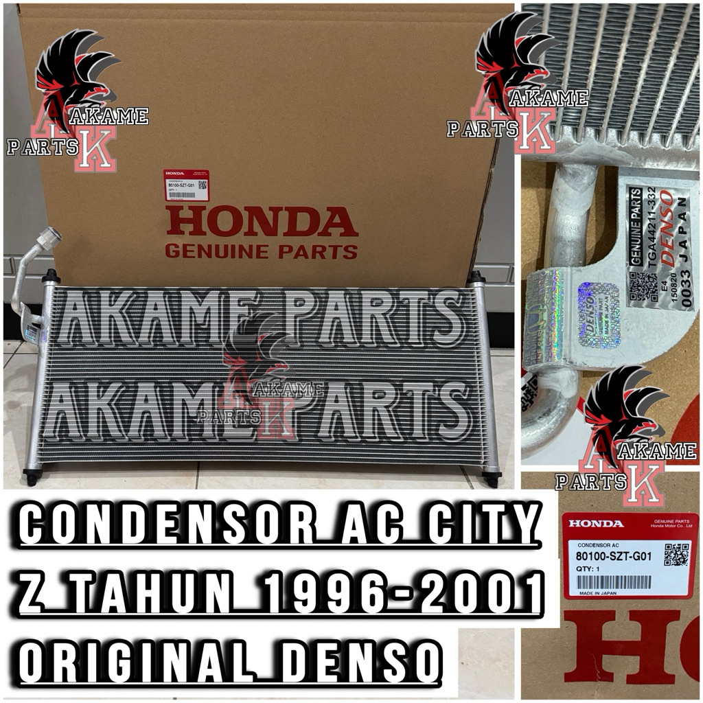CONDENSOR AC KONDENSOR AC HONDA CITY Z 1996-2002 ORIGINAL DENSO