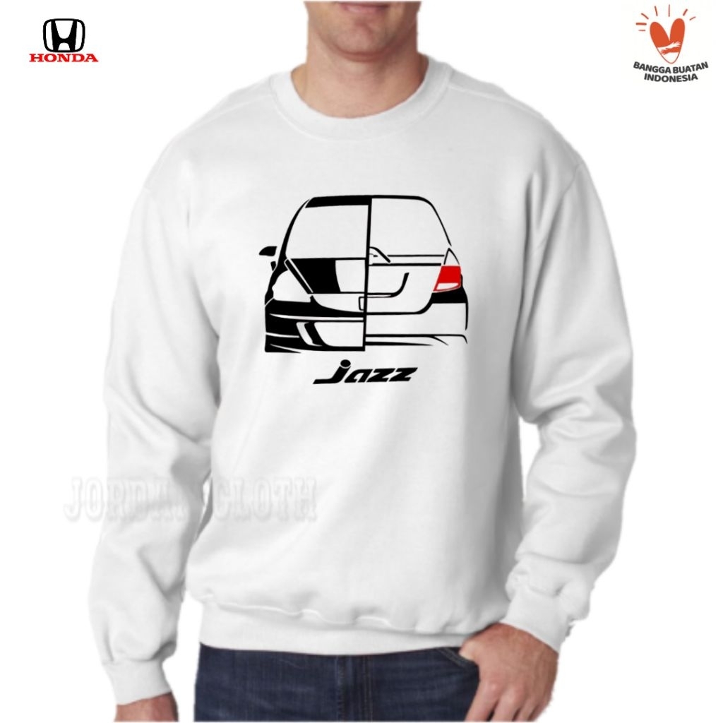 Sweater Jaket Hoodie Mobil Honda Jazz