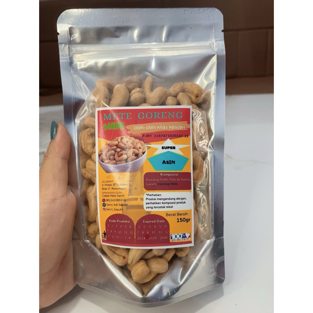 

Mete Goreng Asin 150gr