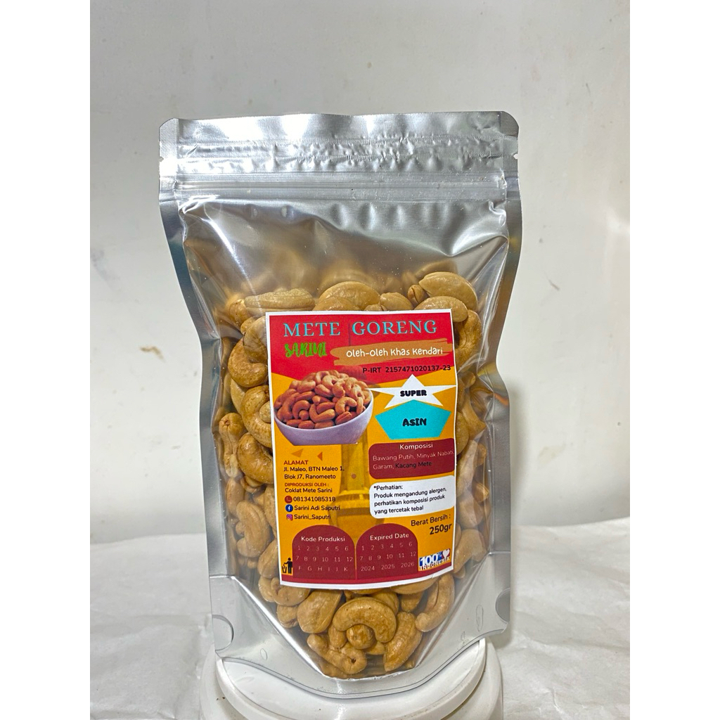 

Mete Goreng Asin 250gr