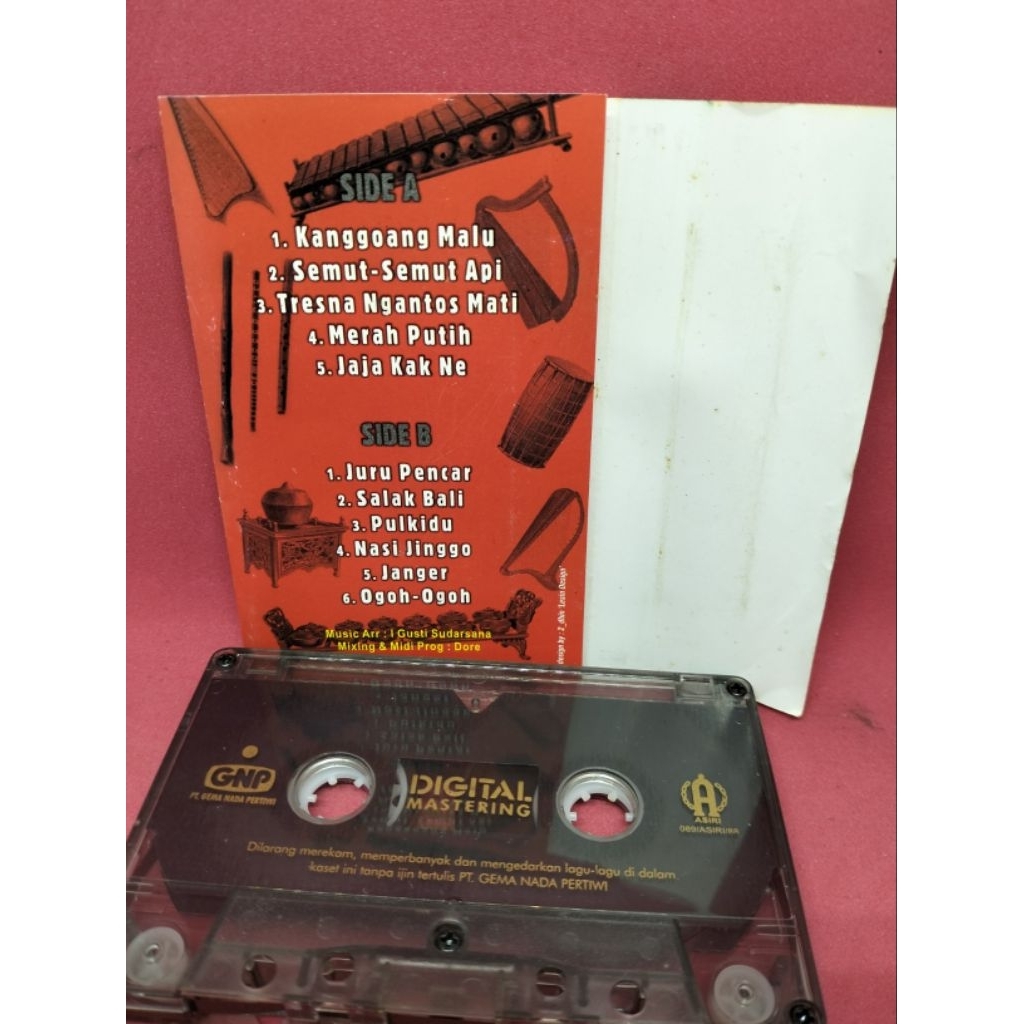 Kaset pita DEGUNG BALI , Lounge Music