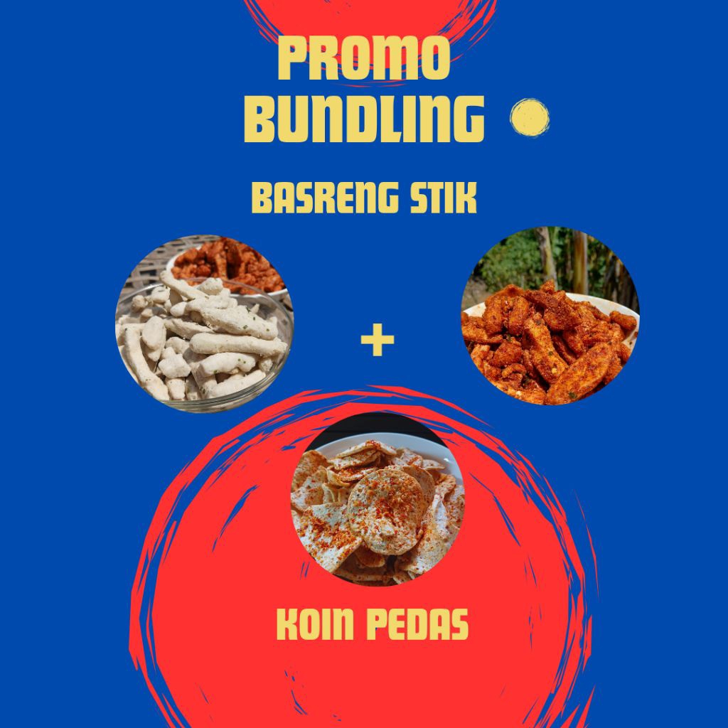 

Promo Bundling Beli 2 Basreng Stik + Basreng Koin