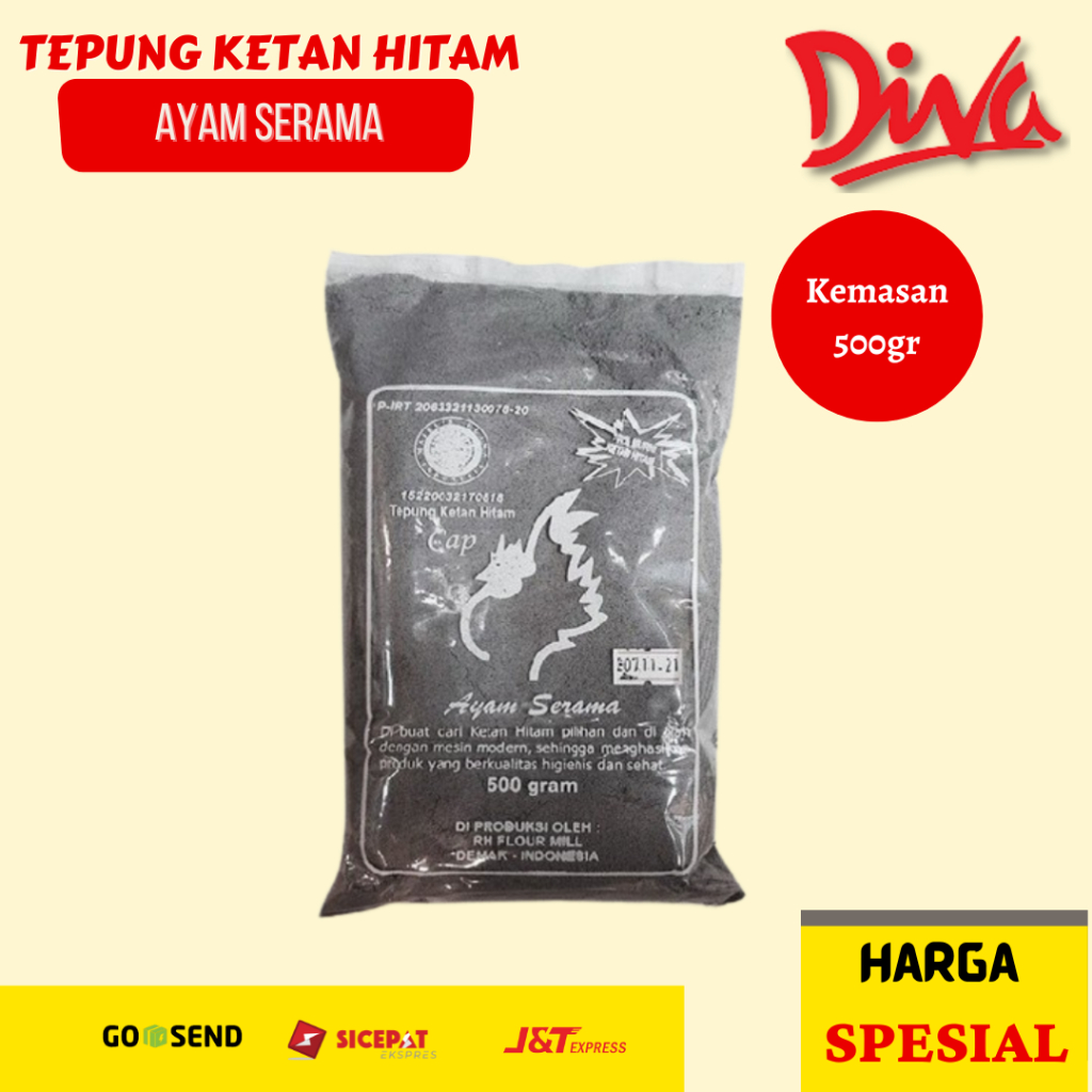 

Tepung Ketan Hitam Ayam Serama 500gr | Tepung Ketan