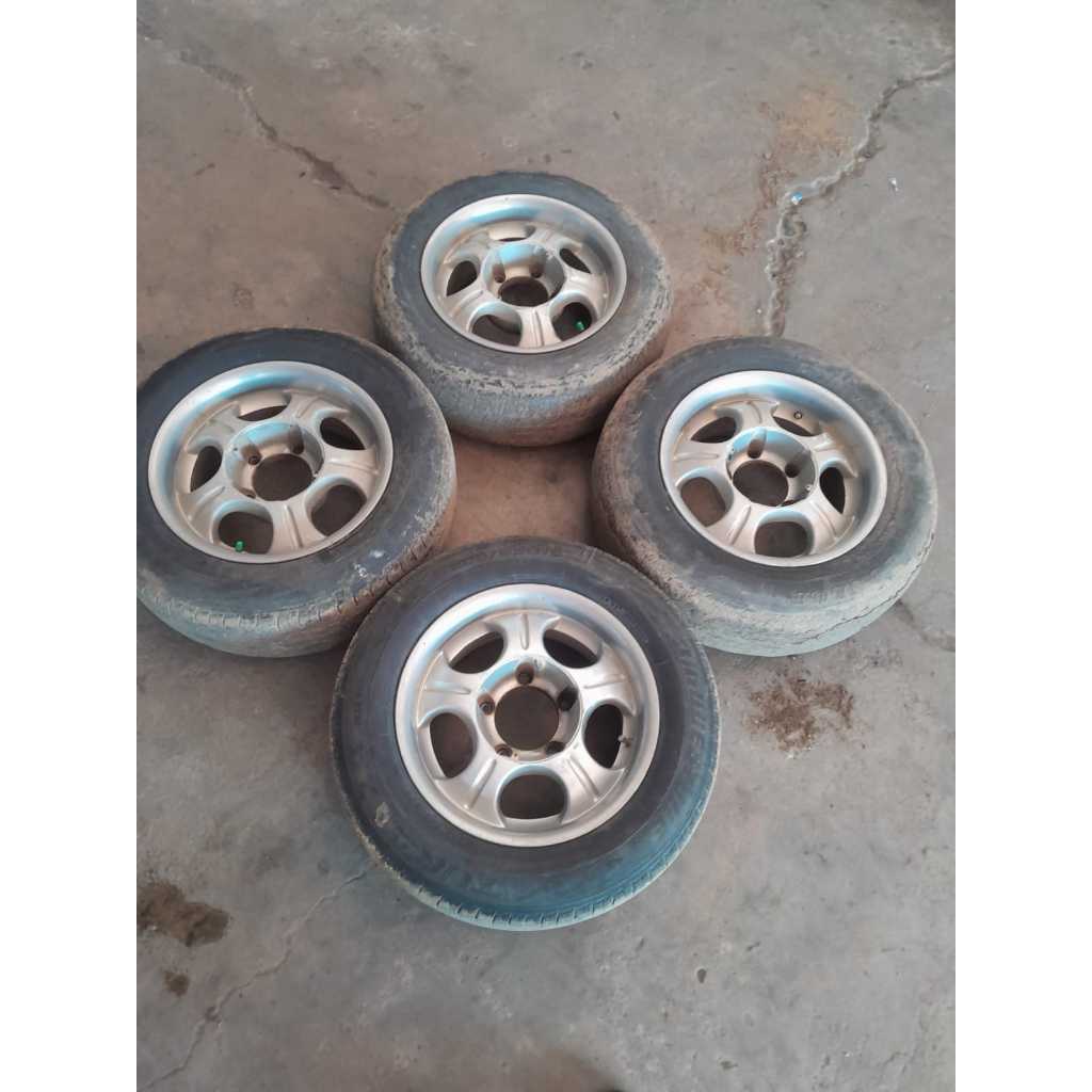 VELG MOBIL BEKAS ESCUDO RACING RING 15 LEBAR 7 PCD 5X139 ET 15 VELG UNTUK MOBIL VEROZA KATANA ESCUDO