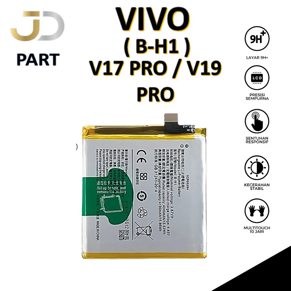BATERAI VIVO ( B-H1 ) VIVO V17 PRO / V19 PRO Batre Batrai Baterai ORIGINAL 100%