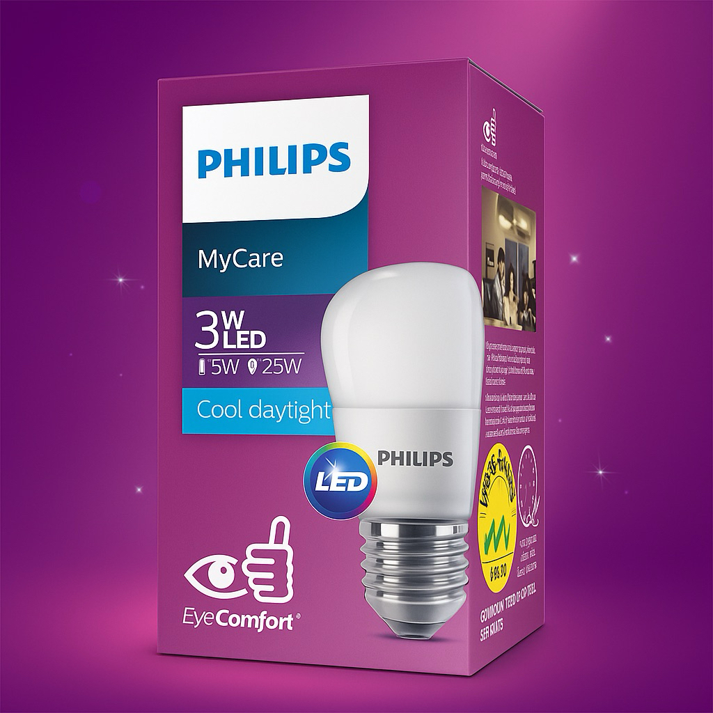 Bohlam Philips LED Bulb 3W / 3 Watt