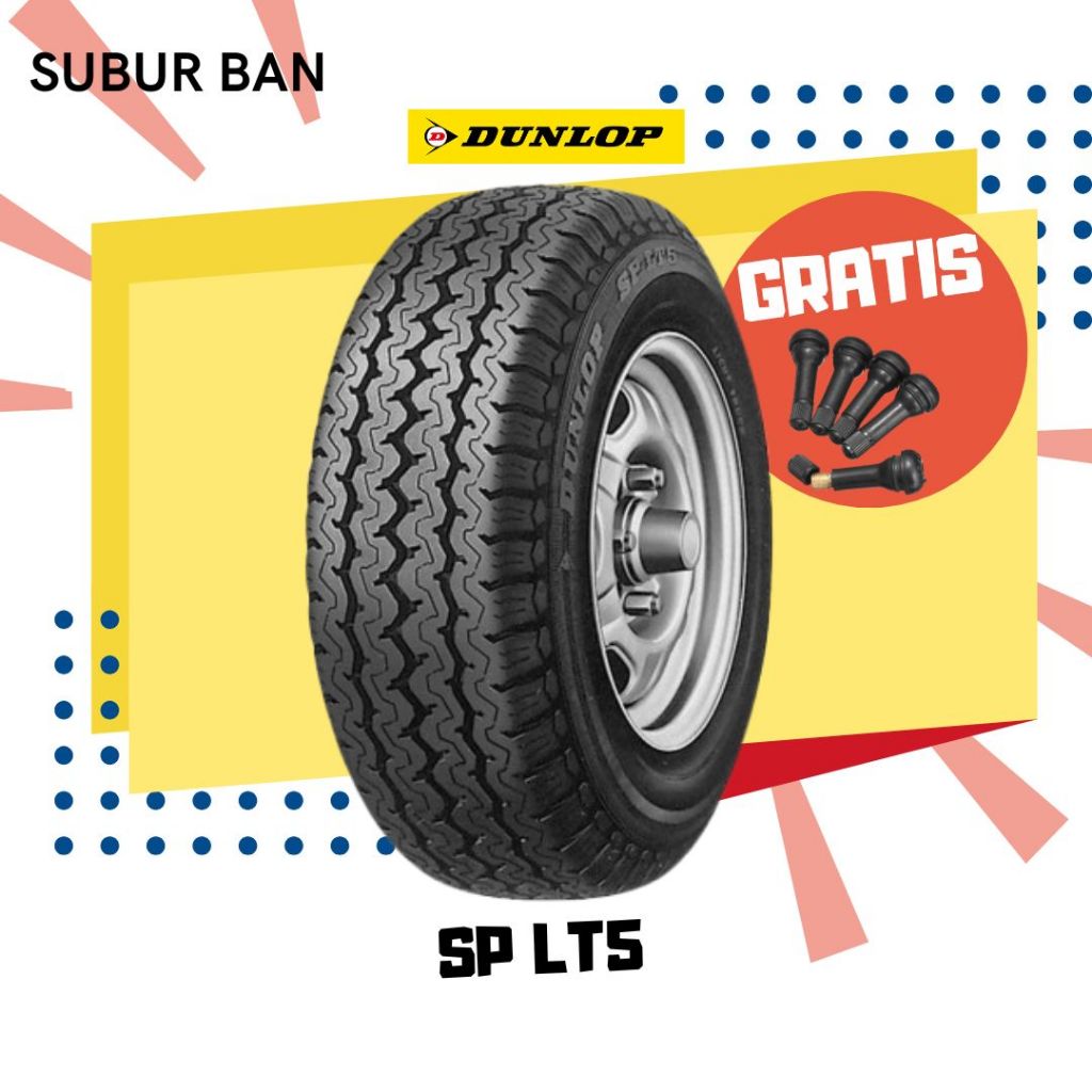 Ban Dunlop 175/13 8PR LT5 Ban Mobil Carry Grandmax BOX T120 SS